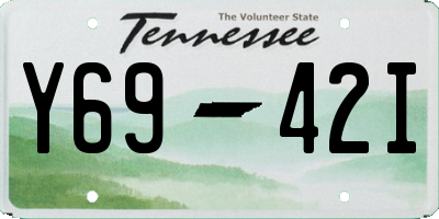 TN license plate Y6942I