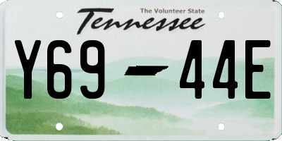 TN license plate Y6944E