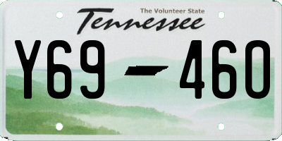 TN license plate Y6946O