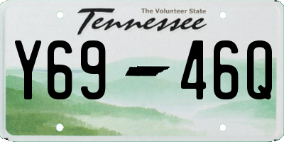 TN license plate Y6946Q