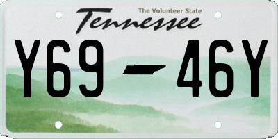TN license plate Y6946Y