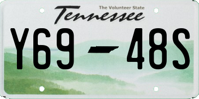 TN license plate Y6948S