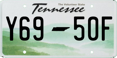 TN license plate Y6950F