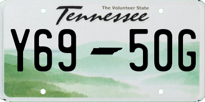 TN license plate Y6950G