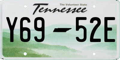TN license plate Y6952E