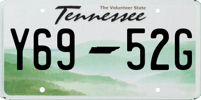 TN license plate Y6952G