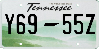 TN license plate Y6955Z
