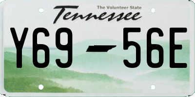 TN license plate Y6956E