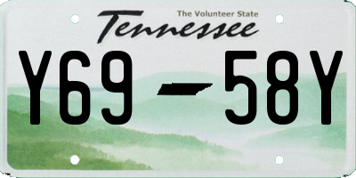TN license plate Y6958Y