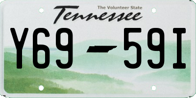 TN license plate Y6959I