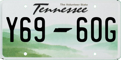 TN license plate Y6960G