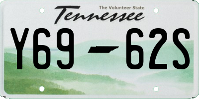 TN license plate Y6962S