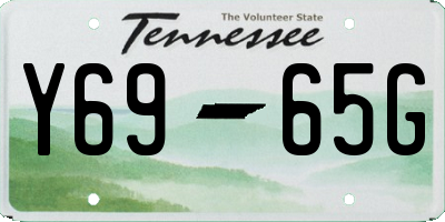 TN license plate Y6965G