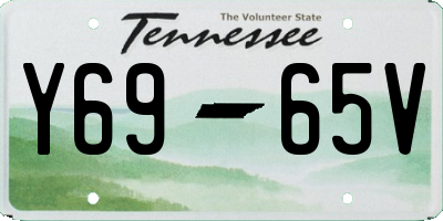 TN license plate Y6965V