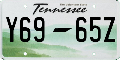 TN license plate Y6965Z