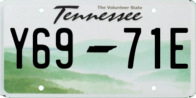 TN license plate Y6971E