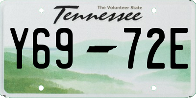 TN license plate Y6972E