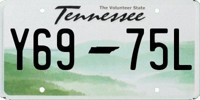 TN license plate Y6975L