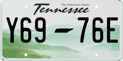 TN license plate Y6976E