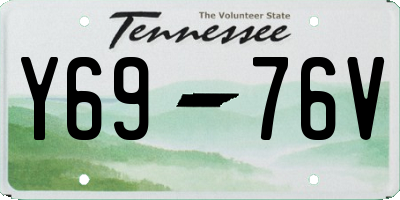 TN license plate Y6976V