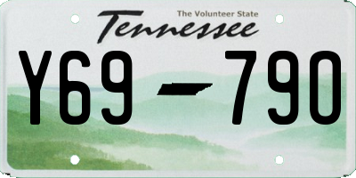 TN license plate Y6979O