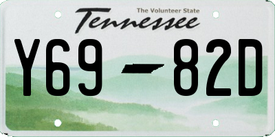 TN license plate Y6982D