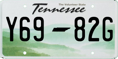TN license plate Y6982G