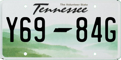 TN license plate Y6984G
