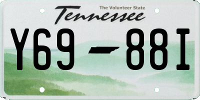 TN license plate Y6988I