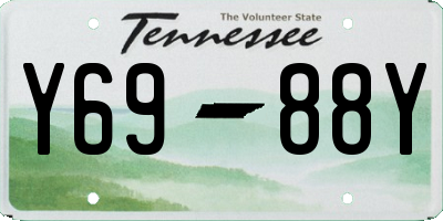 TN license plate Y6988Y