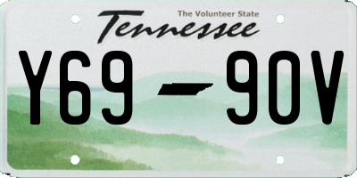 TN license plate Y6990V