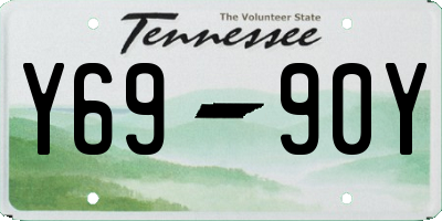 TN license plate Y6990Y