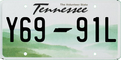 TN license plate Y6991L