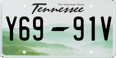 TN license plate Y6991V
