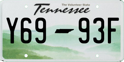 TN license plate Y6993F