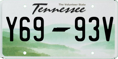 TN license plate Y6993V