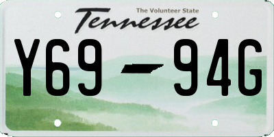 TN license plate Y6994G