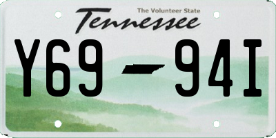 TN license plate Y6994I