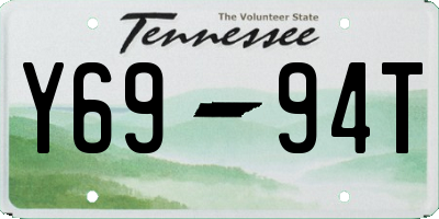 TN license plate Y6994T