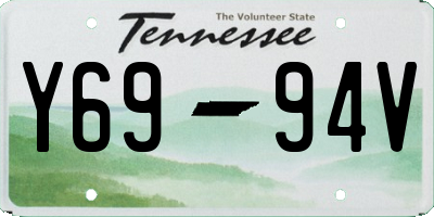 TN license plate Y6994V