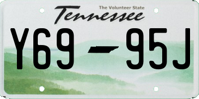 TN license plate Y6995J