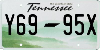 TN license plate Y6995X