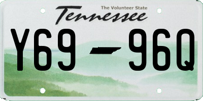 TN license plate Y6996Q