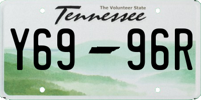 TN license plate Y6996R