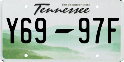 TN license plate Y6997F