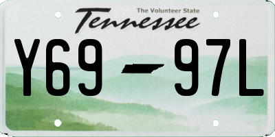 TN license plate Y6997L