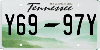TN license plate Y6997Y