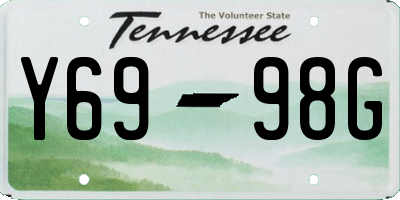 TN license plate Y6998G