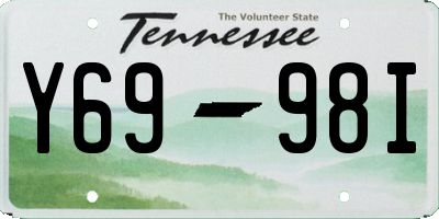 TN license plate Y6998I
