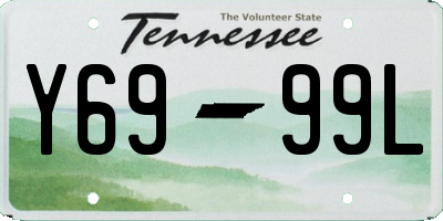TN license plate Y6999L